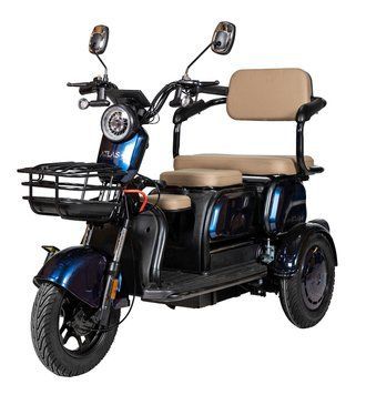 Електровелосипед ATLAS Elegant Trike 800W Cyan Blue 4015 фото