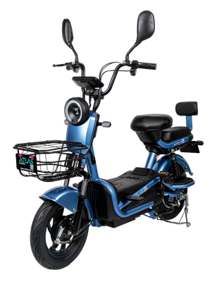 Електроскутер ATLAS Bird Cyan Blue 4039 фото