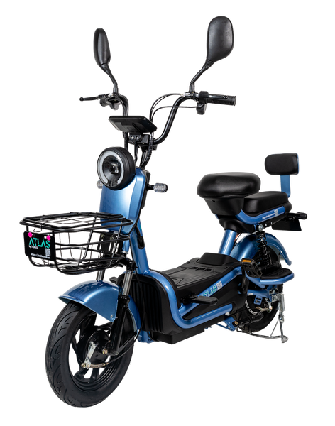 Електроскутер ATLAS Bird Cyan Blue 4039 фото