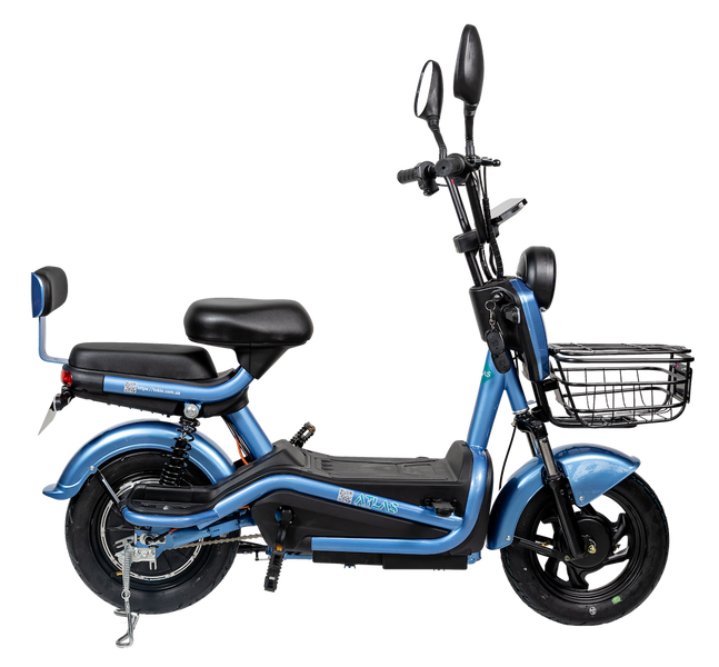Електроскутер ATLAS Bird Cyan Blue 4039 фото