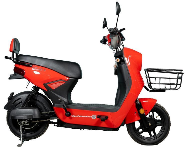 Електровелосипед ATLAS Bird Red 500W до 35 км/год 40401 фото