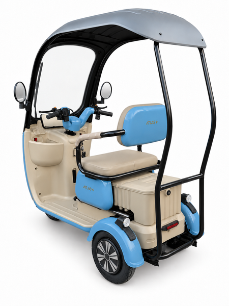 Електроскутер ATLAS Rex 1000W Cyan Blue 4051 фото