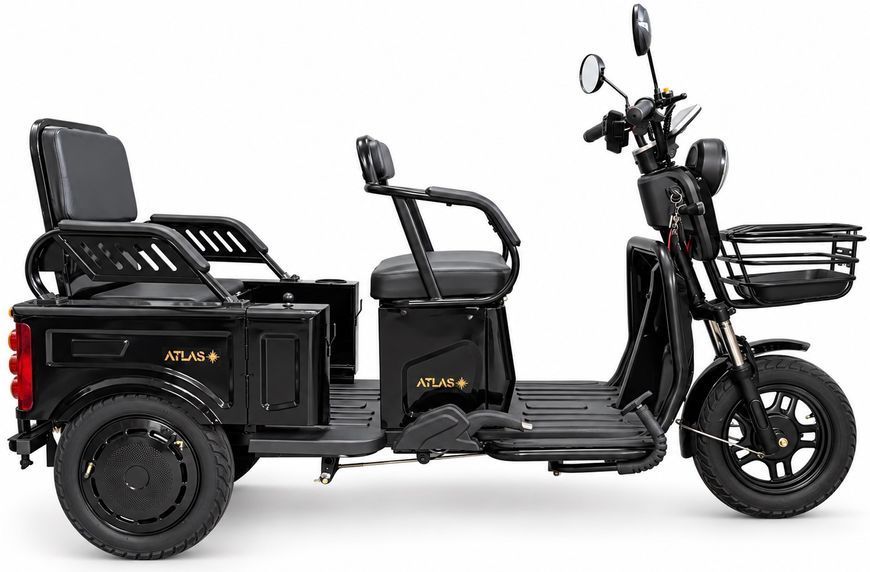 Електровелосипед ATLAS Triton 800W Black 4054 фото