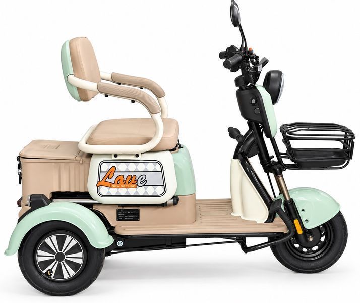 Електровелосипед ATLAS Elegant Trike 600W Green 4058 фото