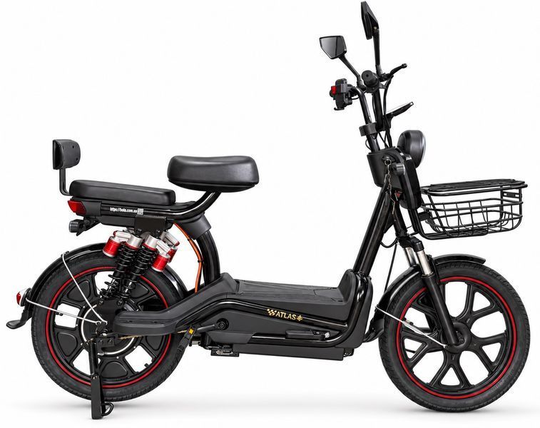 Електровелосипед ATLAS Spark 800W Black 4056 фото